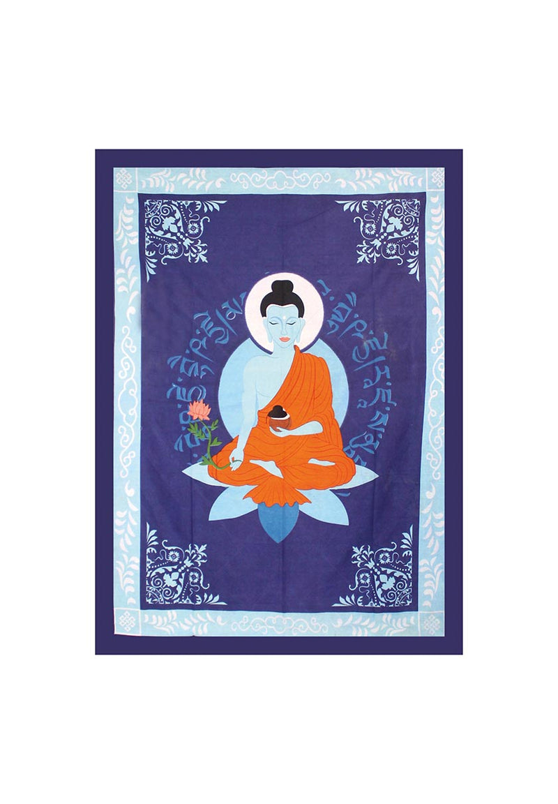 Wandtuch Medizin Buddha