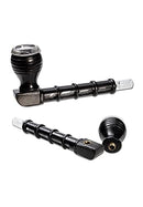 Holzpfeife aus Edelholz 2-TLG. mit Glaskopf