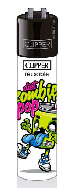 Clipper Feuerzeug Edition Zombie Food  "Diet Zombie Pop"