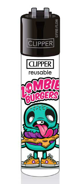 Clipper Feuerzeug Edition Zombie Food  "Zombie Burger"