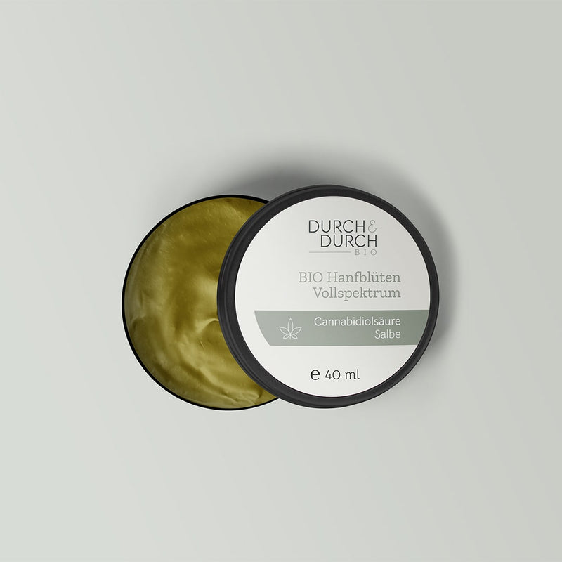 CBDA Bio-Hanfblütensalbe