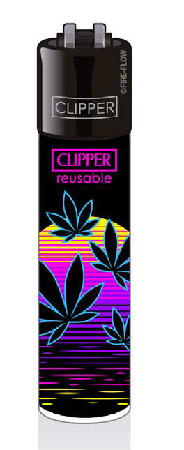 Clipper Feuerzeug Edition Retro Leaf "Sunset"