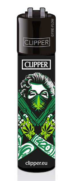 Clipper Feuerzeug Edition Gangsta´s Leaf Verschiedene Motive "Gangsta Girl"