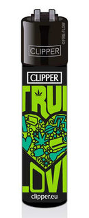 Clipper Feuerzeug Edition Gangsta´s Leaf Verschiedene Motive "True Love"