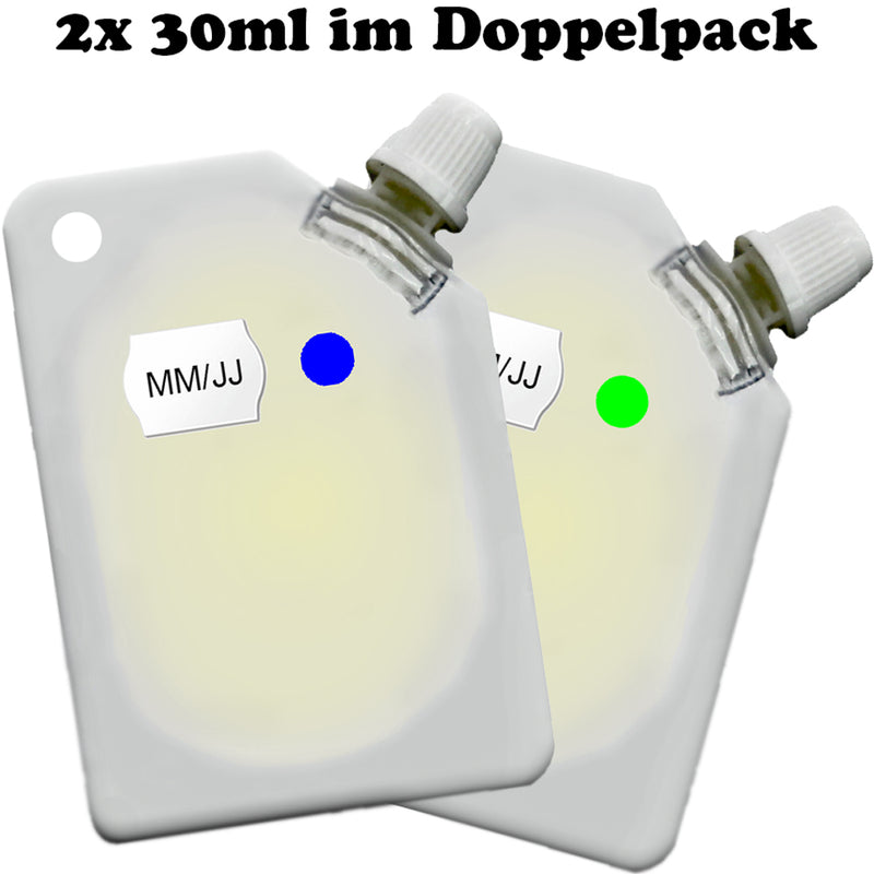 Fake Urin - 2 x 30 ml Kunsturin 100% Safe, Synthetisch, 30ml - Mit Schraubverschluss!