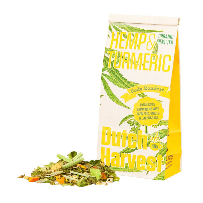 Hemp & Turmeric - Feurige Bio-Mischung mit Hanf und Kurkuma - 100% Qualität