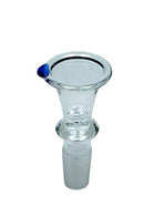 Steckkopf aus Borosilikatglas mit Wegrollschutz Köpfchen 14.5er inkl Siebe