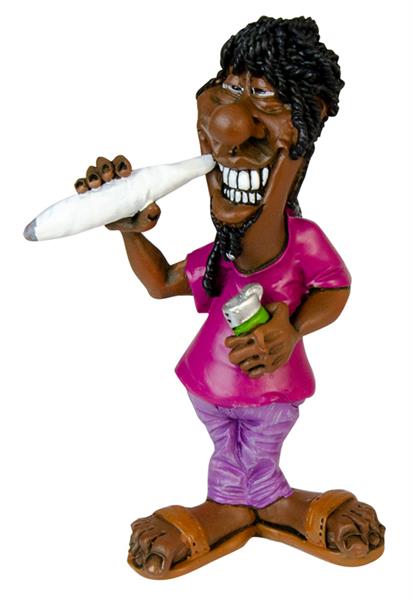 Polyresin Figure "Rastaman", 13.5cm