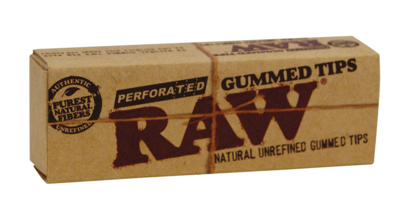 RAW Filter Tips gummiert und perforiert