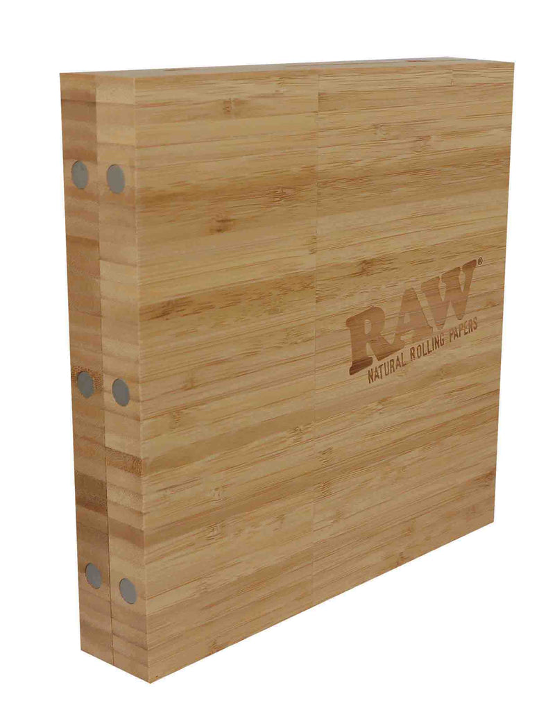 RAW Bamboo Triple Flip Rolling Tray