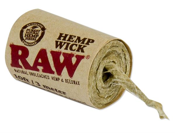 RAW Hemp Wick Rolls 300cm