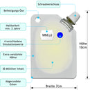 Fake Urin - 2 x 30 ml Kunsturin 100% Safe, Synthetisch, 30ml - Mit Schraubverschluss!