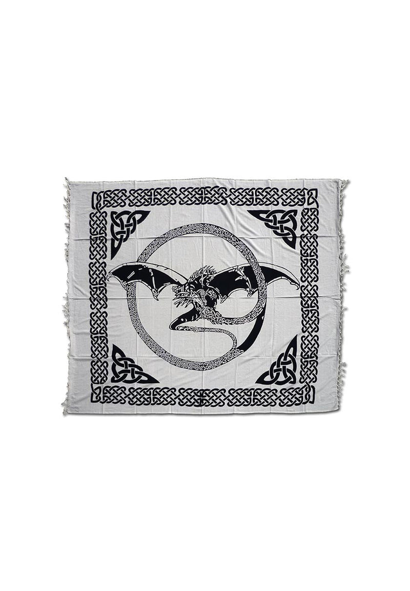 Wall cloth Celtic Winged Dragon