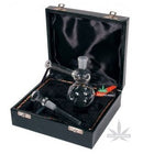 Glasbong im Koffer, 16cm, 14.5er Schliff