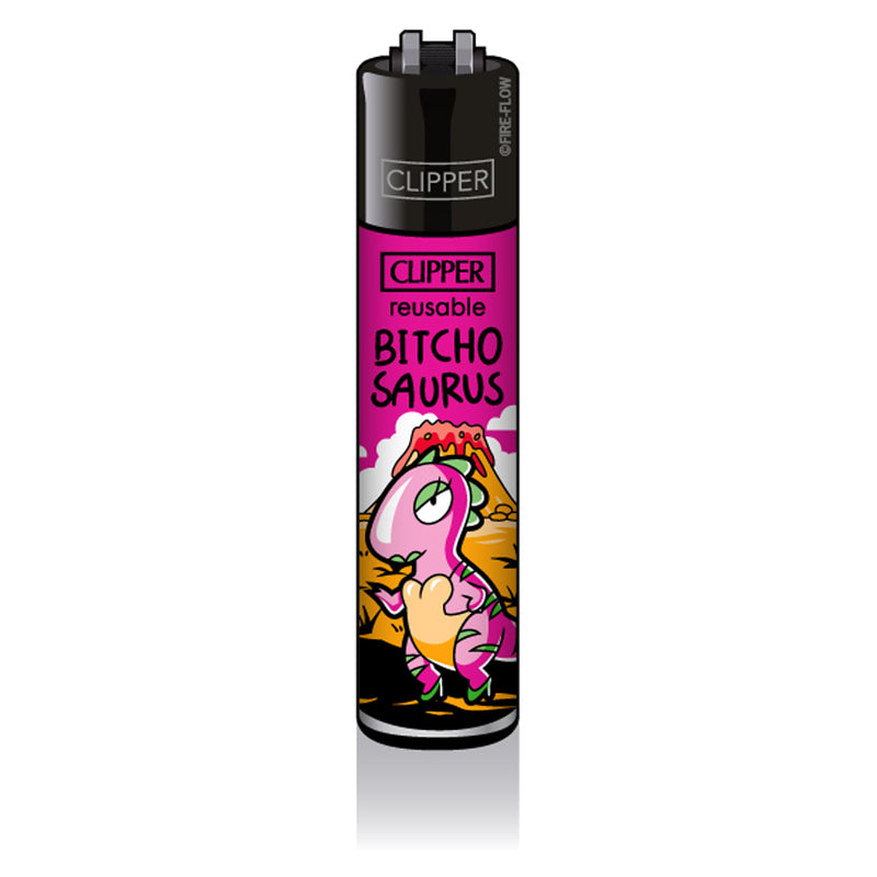 Clipper Feuerzeug Edition - Dinosaurier - Bitcho Saurus