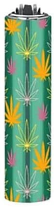 Clipper Feuerzeug - Edition Metal Cover Mini Weed