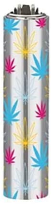 Clipper Feuerzeug - Edition Metal Cover Mini Weed