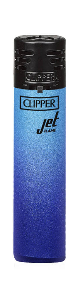 Clipper Feuerzeug Edition Jet Flame Metallic Sky Blue