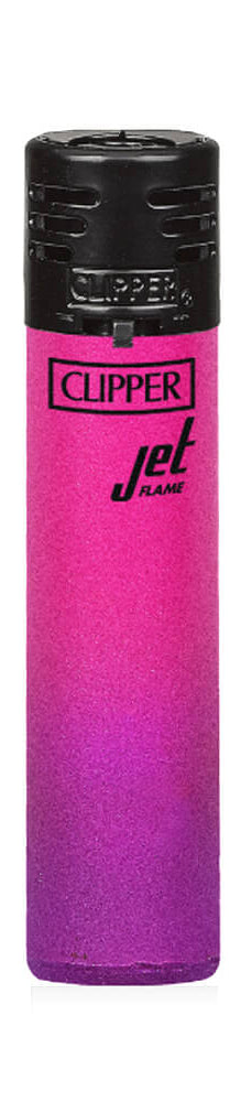 Clipper Feuerzeug Edition Jet Flame Metallic Red Purple