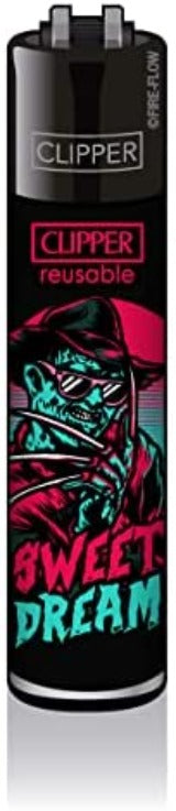 Clipper Feuerzeug Edition Retro Waves Verschiedene Motive Freddy Krueger