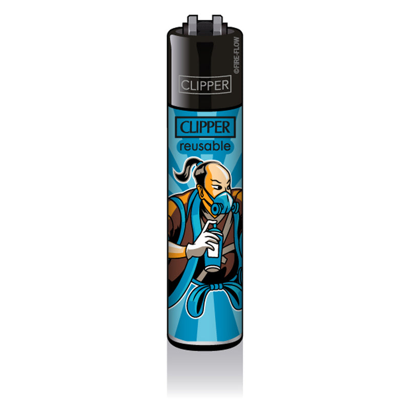 Clipper Feuerzeug Edition Urban Samurai Sprayer