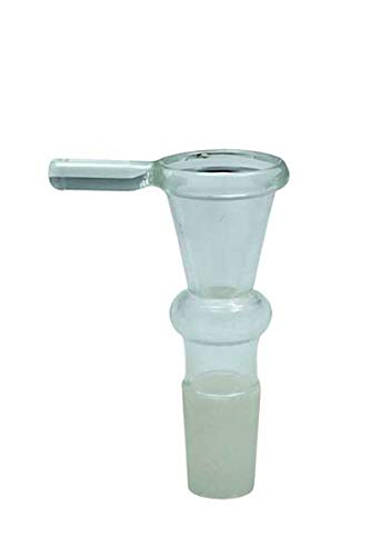 Steckkopf aus Borosilikat-Glas mit Griff - Trichter Köpfchen 14,5 mit Siebe