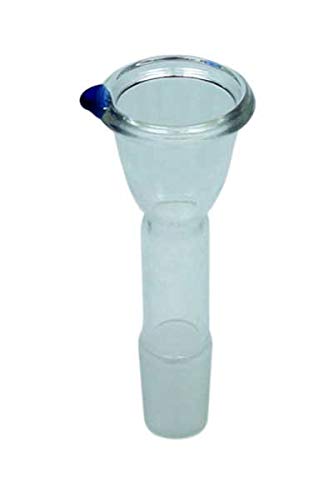 Steckkopf Glas für Aktivkohle mit Wegrollschutz Köpfchen 14,5 inkl Siebe