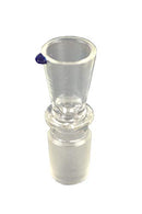 Flutschkopf mit Rollstop aus Borosilikatglas Heavy - Köpfchen 18,8er - Sieblos