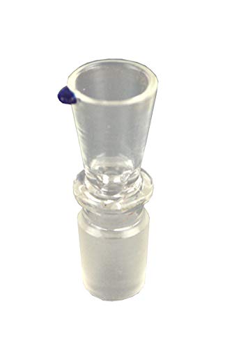 Flutschkopf mit Rollstop aus Borosilikatglas Heavy - Köpfchen 18,8er - Sieblos