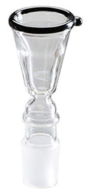 Steckkopf schwarzer Rand - großer Trichter - Köpfchen 18,8er inkl. Siebe