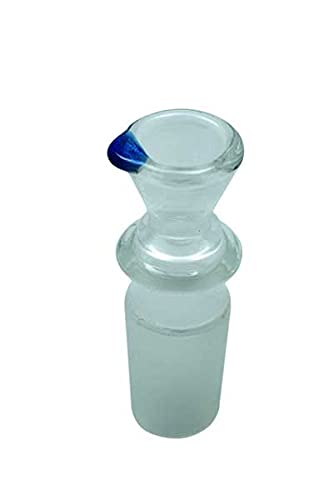 Flutschkopf Mini mit Rollstop aus Borosilikatglas - Köpfchen 18,8er - Sieblos
