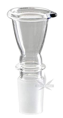 Steckkopf -Tulpe- aus Borosilikatglas mit Rollstop Köpfchen 18,8er inkl. Siebe