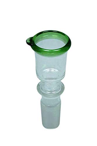 Steckkopf Glas Zylinder klein mit Wegrollschutz - Köpfchen 14.5 inkl. Siebe