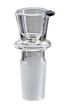 Steckkopf aus Borosilikatglas klein Flutsch Köpfchen 14,5er mit Siebe