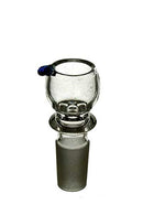 Steckkopf aus Borosilikatglas klein rund Flutsch-Köpfchen 14,5er inkl. Siebe