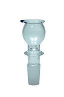 Steckkopf aus Glas rund mit Wegrollschutz Köpfchen 14,5er inkl. Siebe