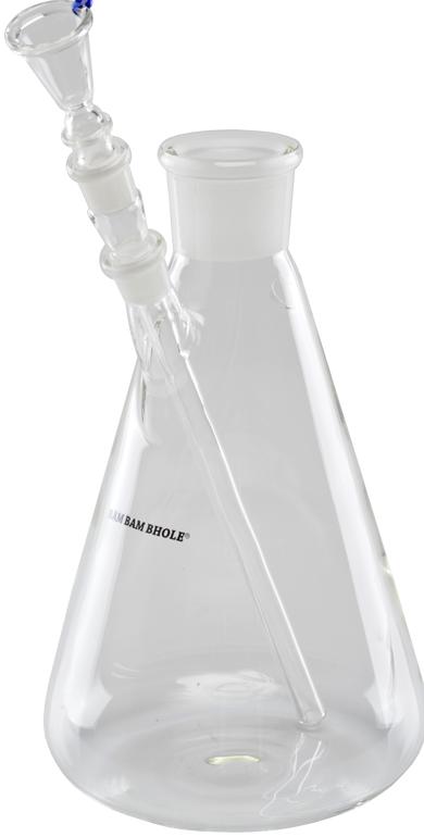 Bong als Steck-System | Erlenmeyer mit 2.000 ml | Baue dir Deine eigene Bong!