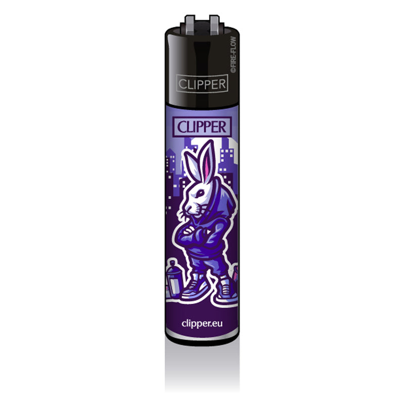 Clipper Feuerzeug - Edition Ghetto Animals - Rabbit