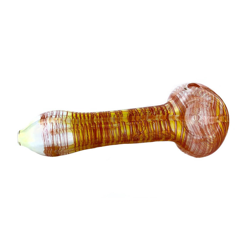 Pfeife aus Glas | Ocean Lava 2 | Mit Kickloch & Siebe L. 130 mm Handpfeife