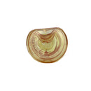 Pfeife aus Glas | Fire Lines | Mit Kickloch & Siebe L. 130 mm Handpfeife Pur