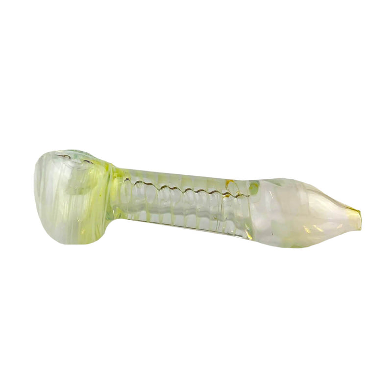 Pfeife aus Glas | Wedding Cake White | Kickloch & Siebe L. 130 mm Handpfeife