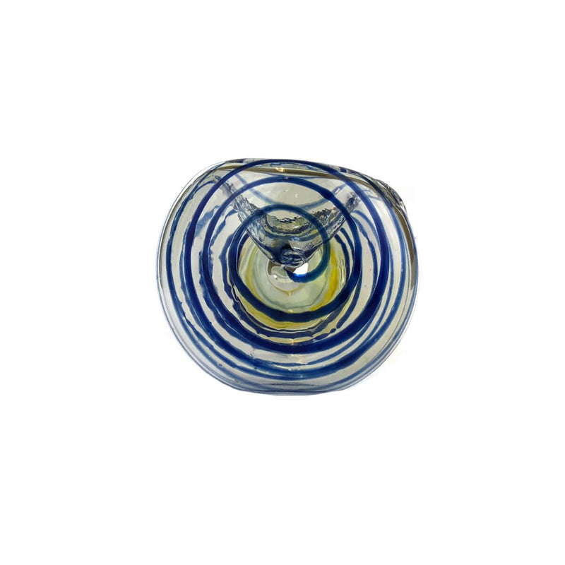 Pfeife aus Glas | Ocean Needle | Mit Kickloch & Siebe L. 130 mm Handpfeife