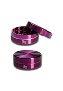 Riffel-Grinder Alu-Grinder 2-tlg. anodisiert - violette