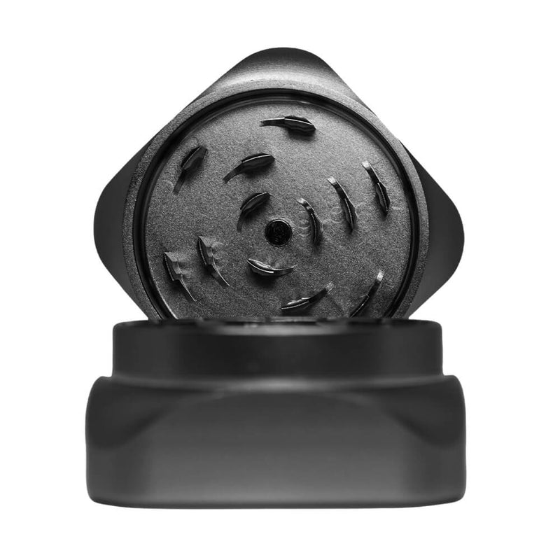 Krush Kube 2.0 | Spezial Grinder aus Kanada | 2 - Teilig aus Aluminium | 55 mm Schwarz