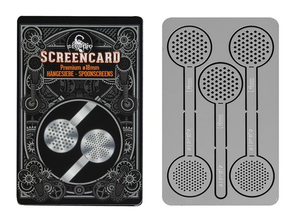 Scorpio Screencard Edelstahl Hängesiebe, 18mm