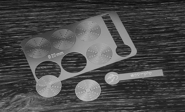 Scorpio Screencard Edelstahlsiebe "Cyber Formation", 20mm