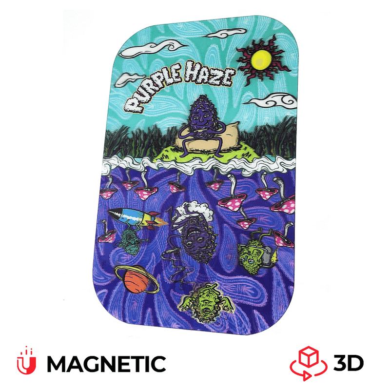 Best Buds Magnetisches 3D Cover Purple Haze Rolling Tray mittel