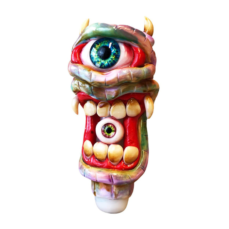 Monster Pipe Special Edition - Oculist - massive Glaspfeife mit 140 mm Länge
