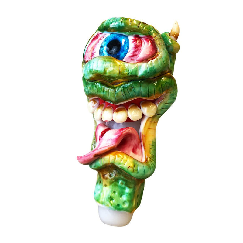 Monster Pipe Special Edition - Lizard - massive Glaspfeife mit 140 mm Länge