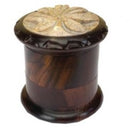 Holzgrinder 50 mm Ø, mit Magnet, 4-teilig, Speckstein-Intarsie